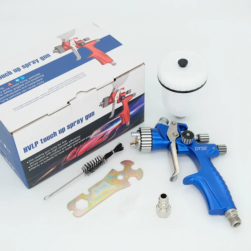 New 0.5mm/0.8mm/1.0mm/1.2mm Nozzle Professional HVLP Mini Paint Spray Gun Airbrush