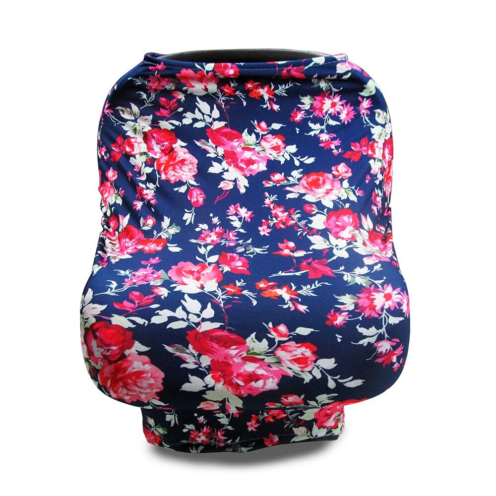 New Large Nursing Cover Breastfeeding Scarf Fashion Print Windproof Stroller Cover Cloth Baby Safety Car Seat Cover
