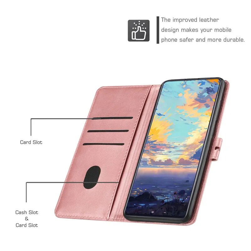 Etui on For OPPO A16 A16s Case Wallet Magnetic Leather Cover na For OPPOA16 A 16 A16 s
