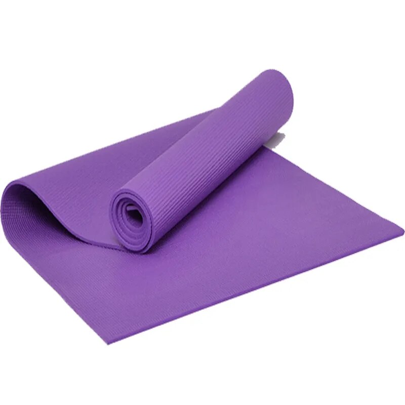 New High Quality Non Slip Yoga Mat Roll Up Pillates Gym Fitness Equiptment Large Size Soft Comfortable PVC