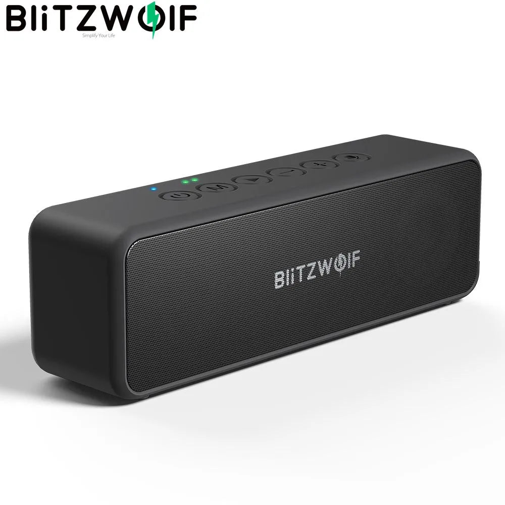 BlitzWolf 30W Wireless Speaker Portable bluetooth Speaker 3600mAh Double Drivers Bass TWS Stereo