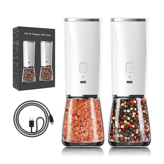 Xiaomi Rechargeable Electric Pepper Grinder Automatic Gravity Salt and Pepper Mill with Coarseness High Capacity Grinder