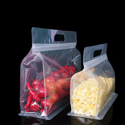 Reusable Silicone Food Storage Containers Leakproof Containers Stand Up Zip Shut Bag Cup Fresh Bag