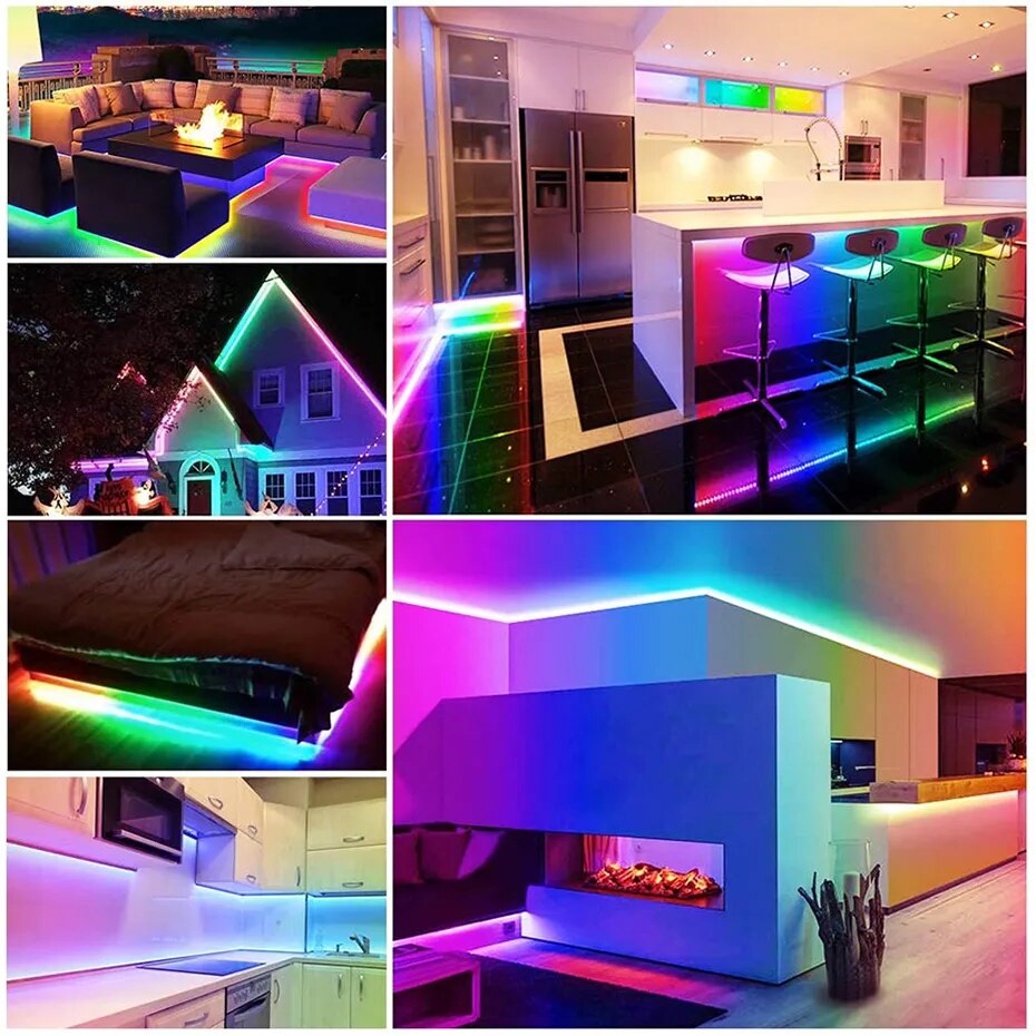 RGBIC LED Neon Strip Lights 12V Dream Color Rainbow Waterproof RGB