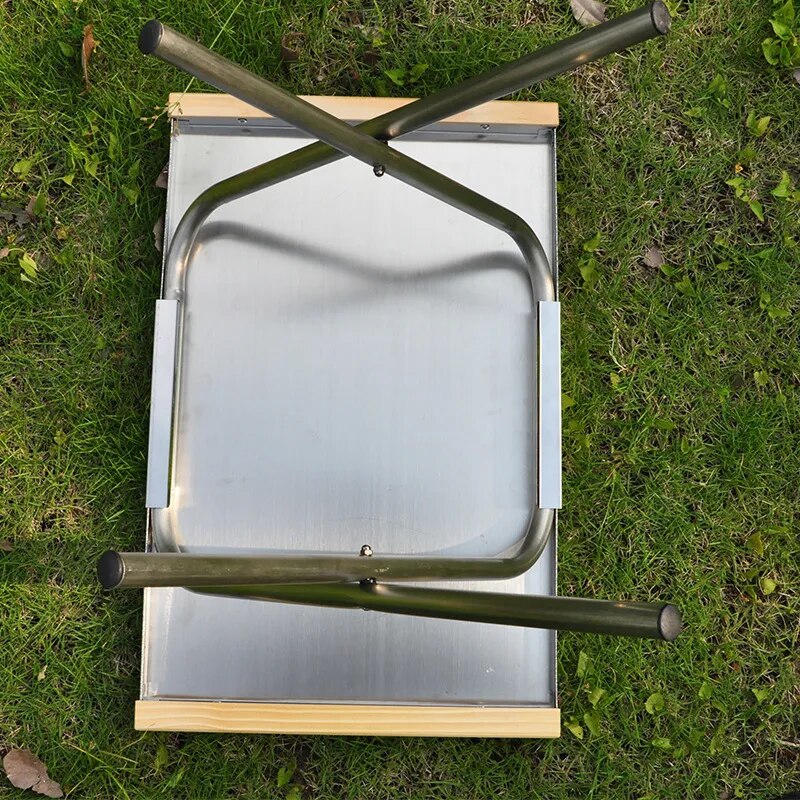Portable Small Steel Table T-370 Outdoor Portable Storage Tea Picnic Barbecue