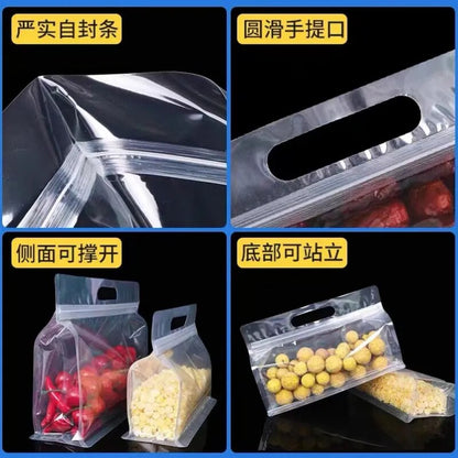Reusable Silicone Food Storage Containers Leakproof Containers Stand Up Zip Shut Bag Cup Fresh Bag