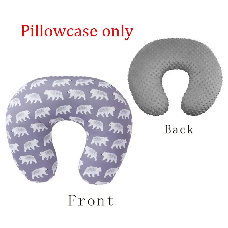 Removable Nursing Pillow Cover U-Shape Nursing Pillow Case Printed Breastfeeding Pillow Sleeve