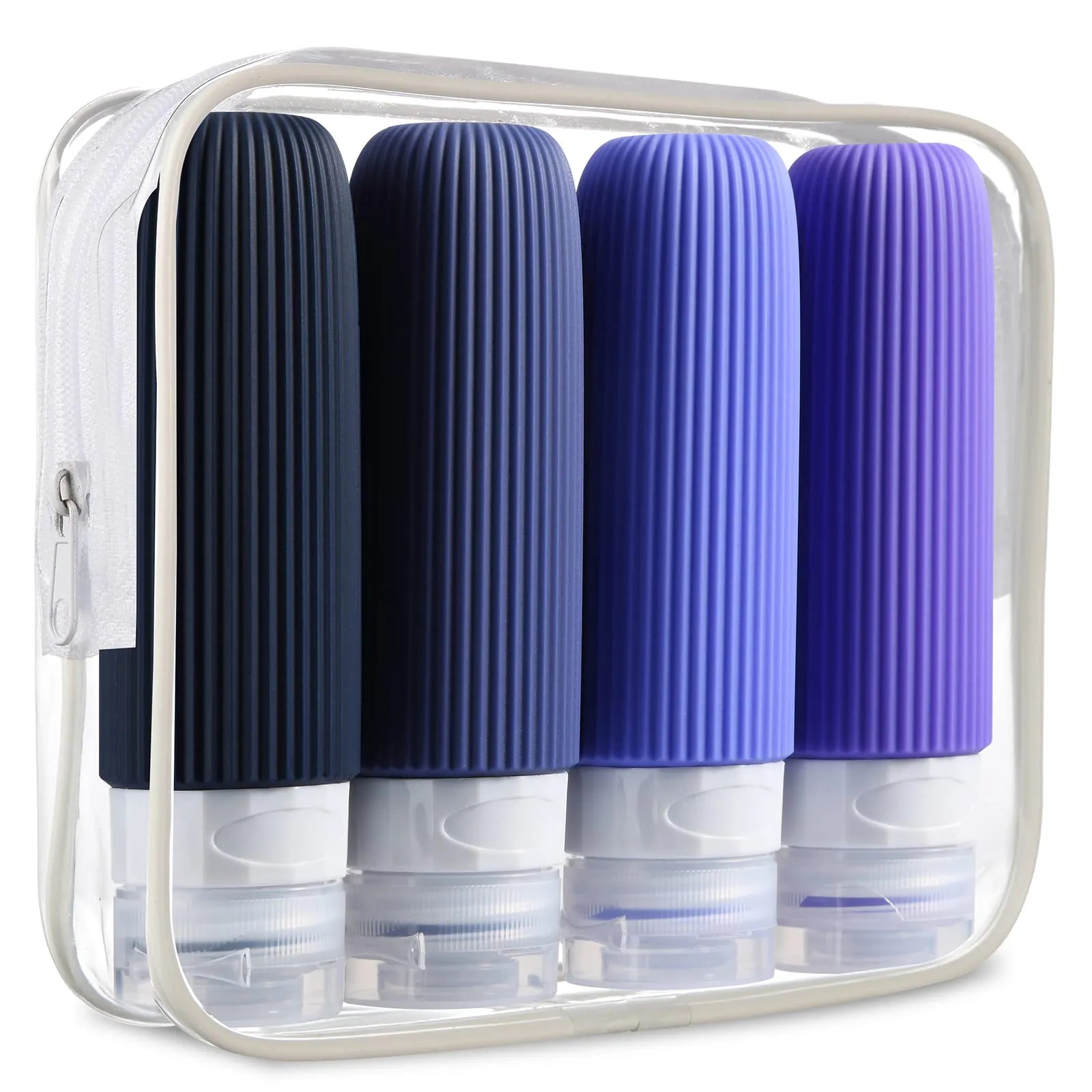 Silicone Travel Bottles Accessories Tsa Approved Portable BPA Free Leak Proof Squeezable Size Containers