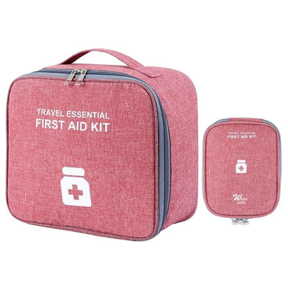 2Pcs Multifunctional Emergency Medicine Storage Bag Travel Size First Aids Pouch Portable Outdoor First Aids Medical Bag