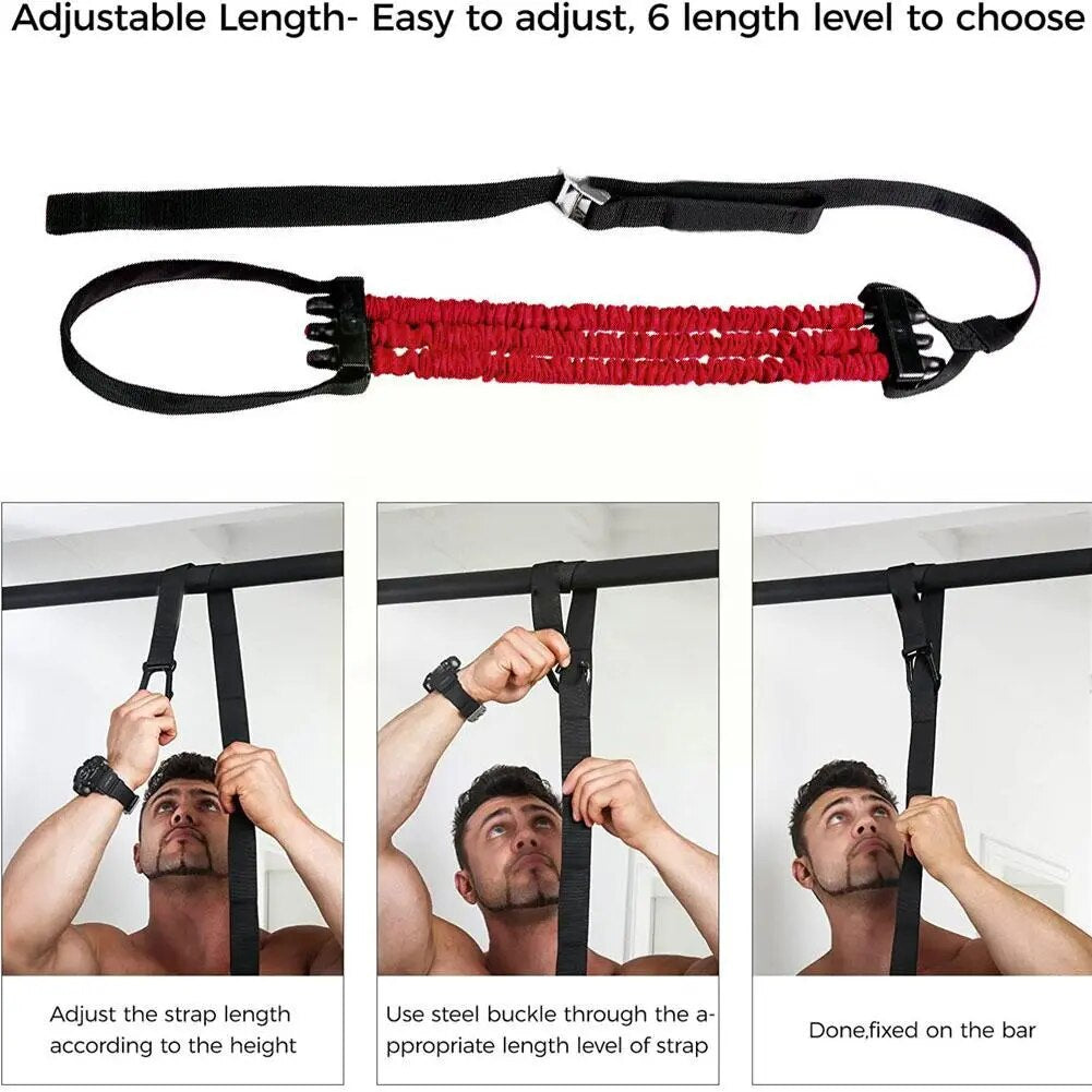 Pull-up Assist Band Elastic Chin Up Assistance Resistance Belt Bands Bar Gym Hanging Muscle