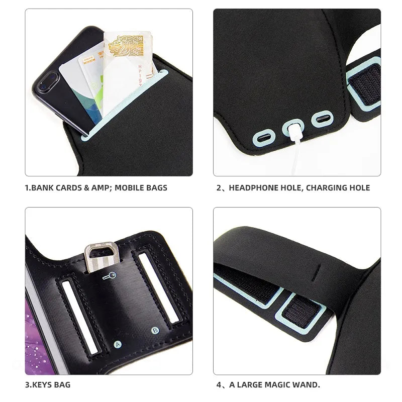 Running Phone Holder Sports Armband Bag Case for Realme