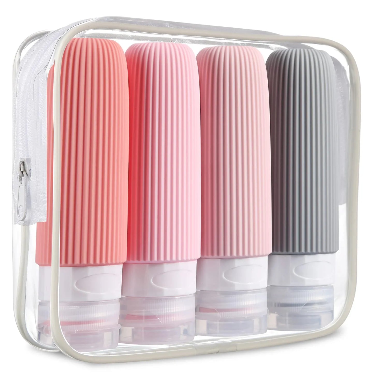 Silicone Travel Bottles Accessories Tsa Approved Portable BPA Free Leak Proof Squeezable Size Containers
