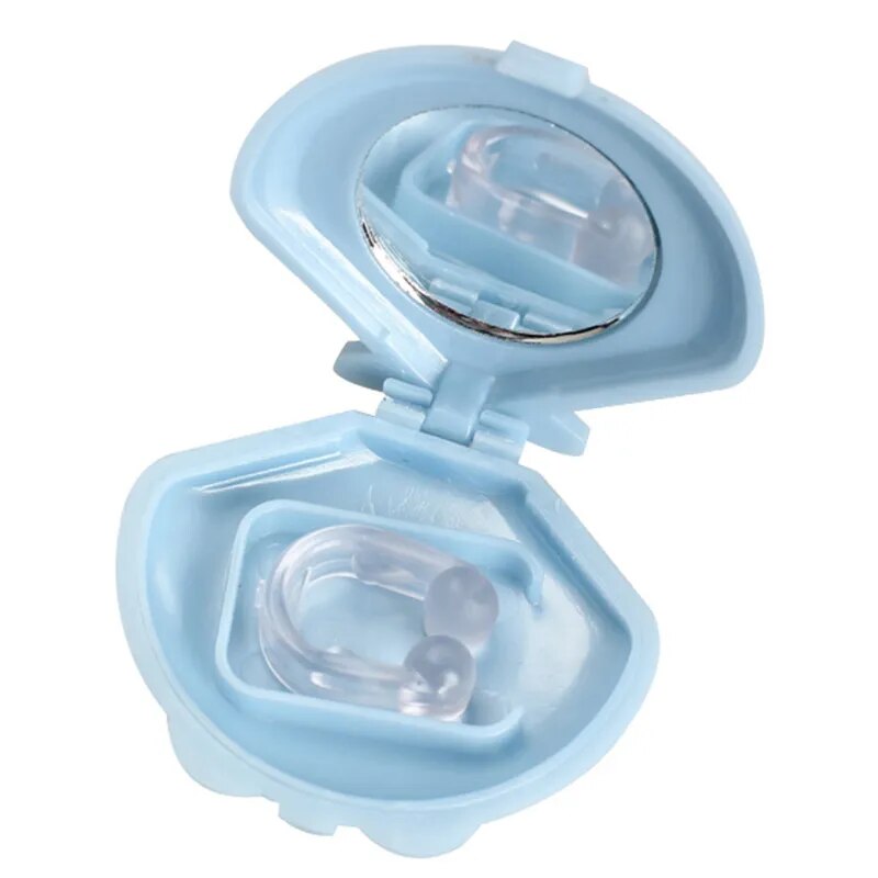 Silicone Anti-snoring Device Sleep Aids Stop Snore Nose Vents Snore Reducing Relief Device Nose Clip