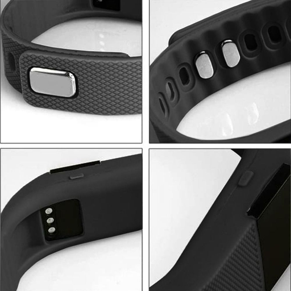 Aquarius OLED Display Smart Bluetooth Fitness Wristband Activity Tracker, Black