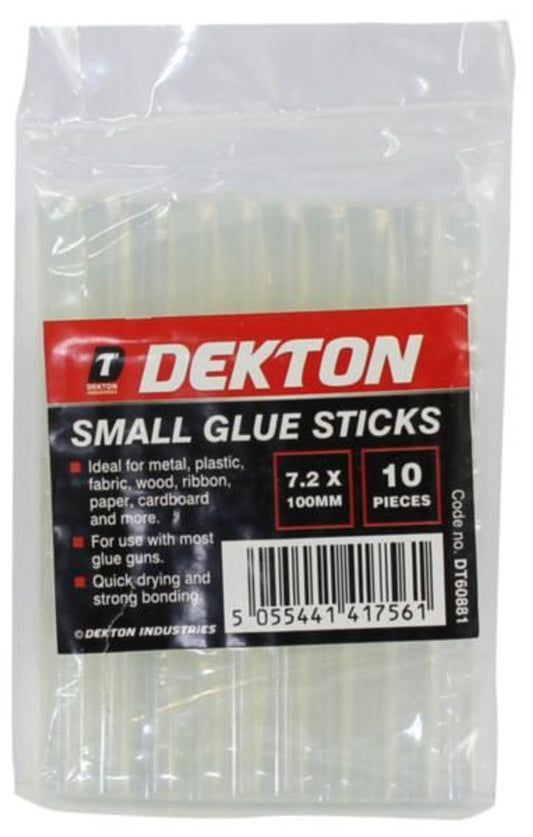 1X 10Pk Dekton Glue Sticks 7.2x 100mm (10 GLUE STICKS)