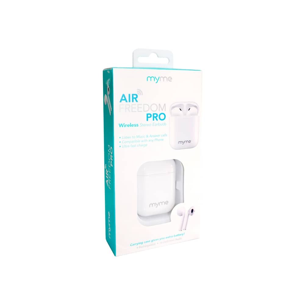 MyMe Air Freedom Pro Wireless Stereo Earbuds with Charging Case