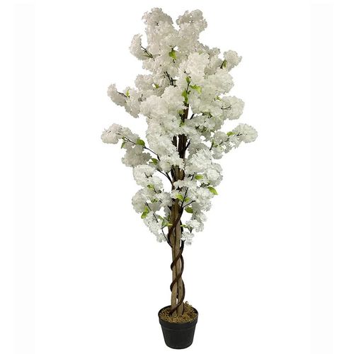 150cm Artificial White Cherry Blossom Tree