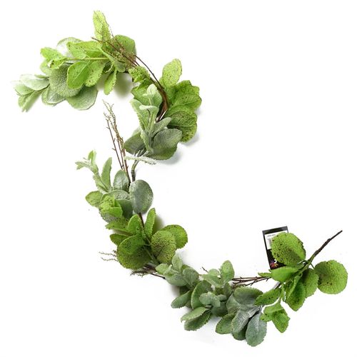 125cm Artificial Hanging Trailing Mint Leaf Garland Plant