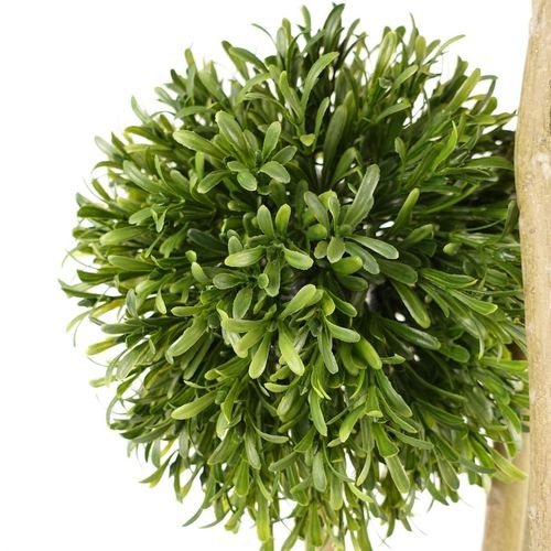 120cm UV Resistant Balls Topiary 480 Leaves Natural Trunk