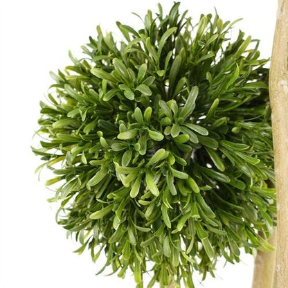 120cm UV Resistant Balls Topiary 480 Leaves Natural Trunk