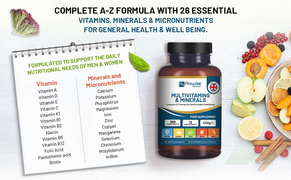 A-Z Multivitamins & Minerals - 365 Vegan Multivitamin Tablets