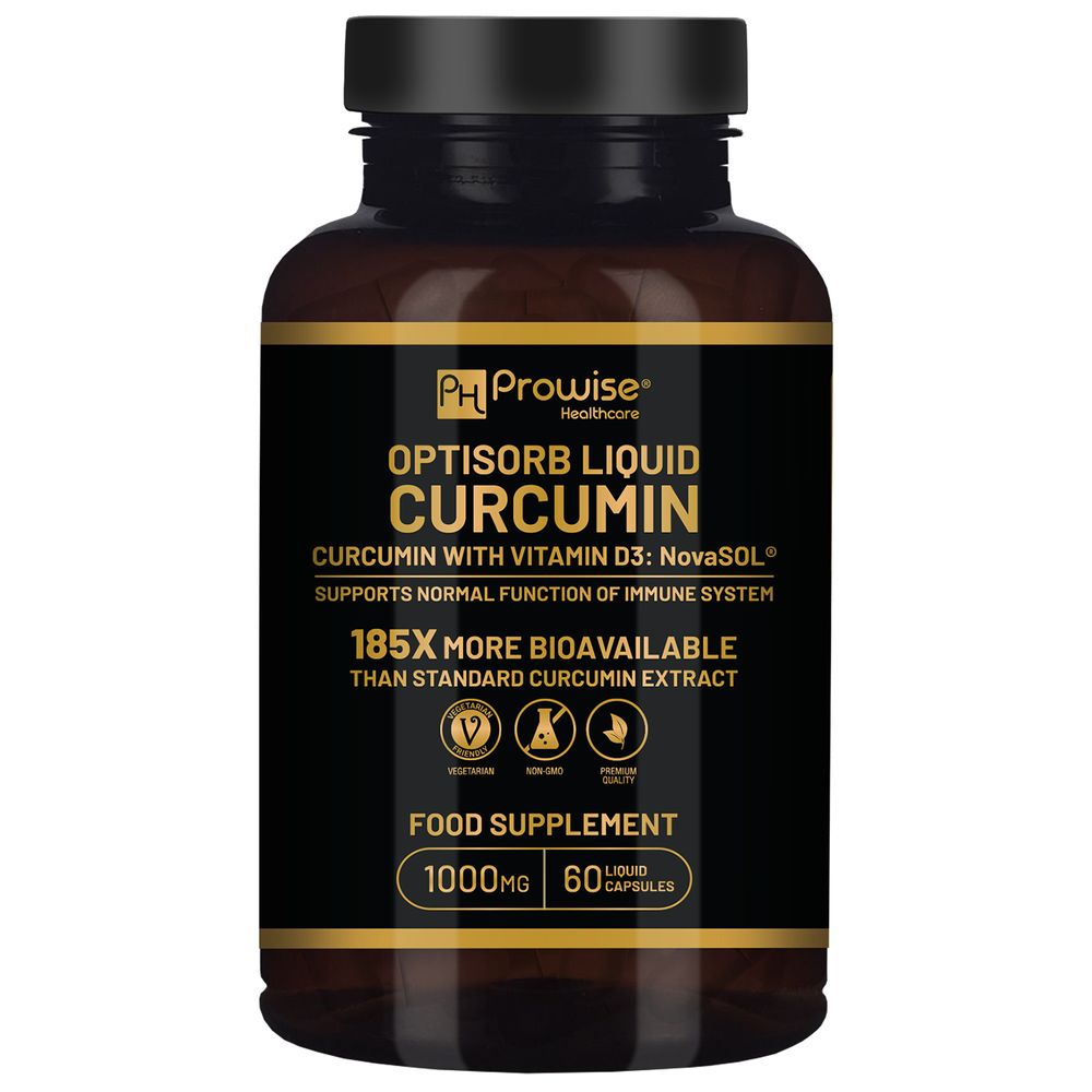 Optisorb Liquid Curcumin with Vitamin D - 60 Liqcaps