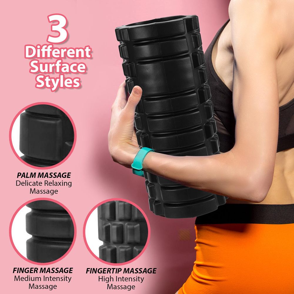 Yoga Foam Roller Black